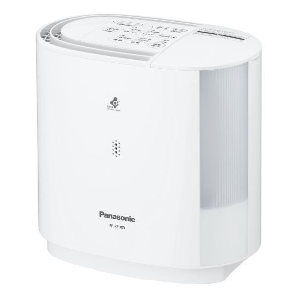 【中古】パナソニック 加湿器 気化式 ~8畳 ホワイト FE-KFU03-W