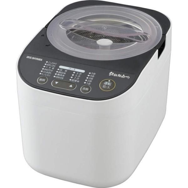 【中古】アイリスオーヤマ 精米機 家庭用 銘柄純白づき 40銘柄対応 コンパクト 簡単操作 RCI-B5-W