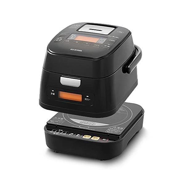 【中古】アイリスオーヤマ 分離式量り炊きIHジャー炊飯器3合 RC-IM30-B ブラック