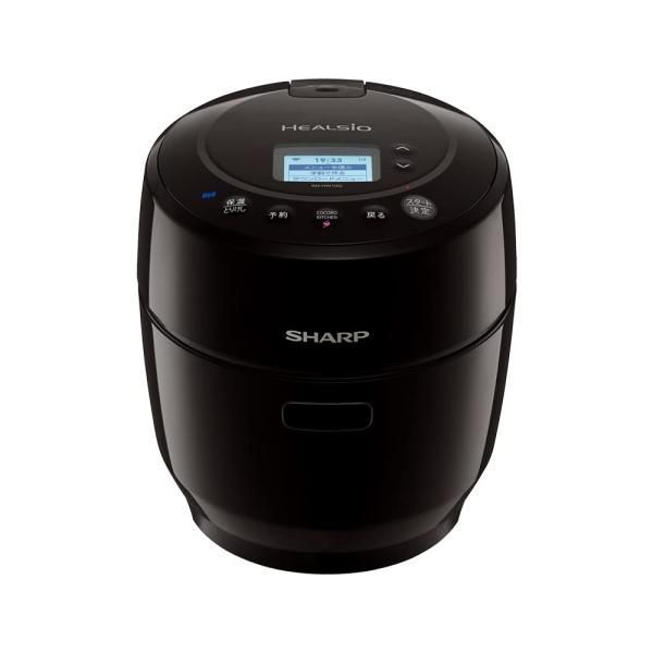 【中古】シャープ ヘルシオ ホットクック 電気調理鍋 無水鍋 1.0L 1~2人用 ブラック KN-HW10G-B