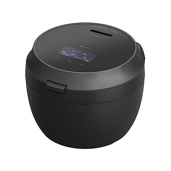 【中古】パナソニック 炊飯器 5.5合 最高峰モデル ビストロ 匠技AI 加圧熱風ポンプ搭載 お手入れ部品2点 ブラック SR-V10BA-K