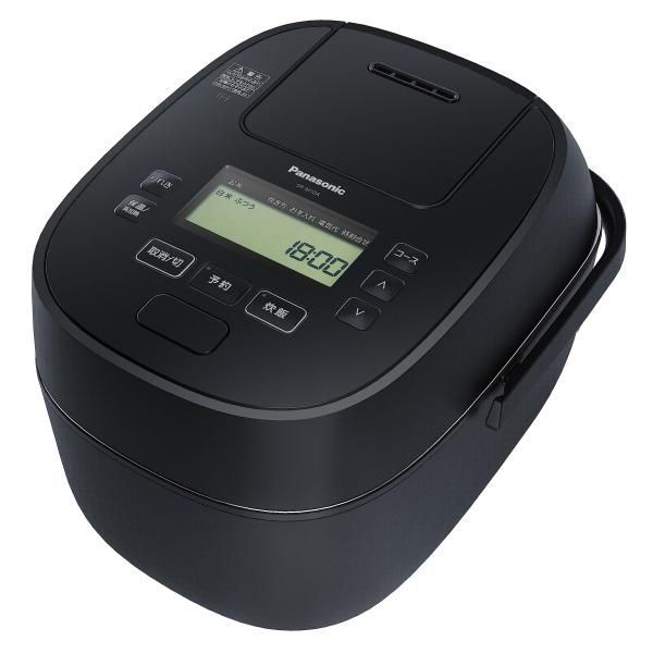 【中古】パナソニック 炊飯器 5.5合 急減圧バルブ おどり炊き 全面発熱5段IH式 ブラック SR-M10A-K