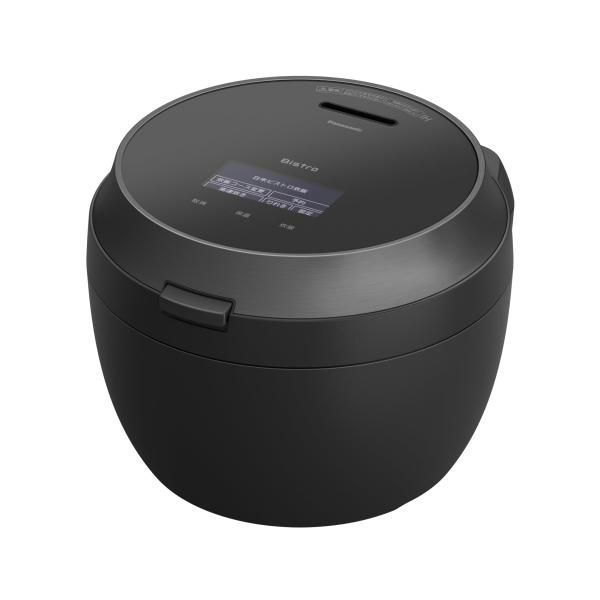 【中古】パナソニック 炊飯器 5.5合 最高峰モデル ビストロ 匠技AI 加圧熱風ポンプ搭載 お手入れ部品2点 ブラック SR-V10BB-K