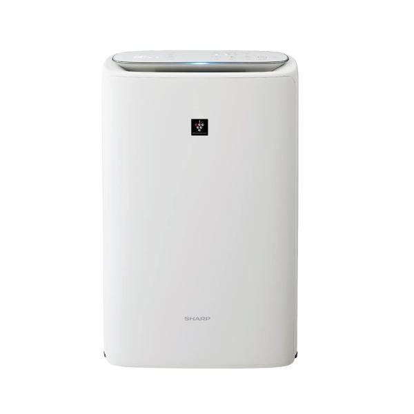 【中古】シャープ 加湿 空気清浄機 KI-PS50-W プラズマクラスター 25000 空気清浄 23畳 ホワイト タンク容量 約2.7L/加湿量600mL