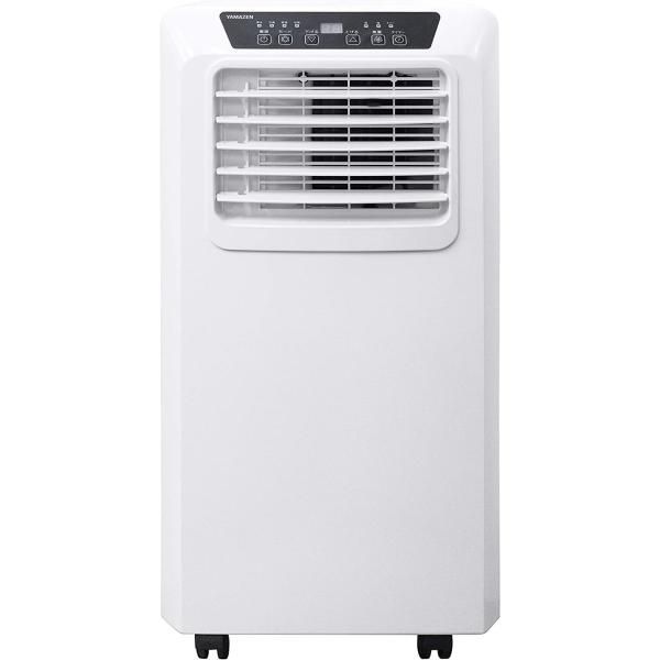 【中古】【工事不要】 [山善] スポットクーラー ポータブクーラー ~9畳 (冷房/除湿/送風) 除湿量25L 風量調節2段階 切タイマー リモコン付き 排熱