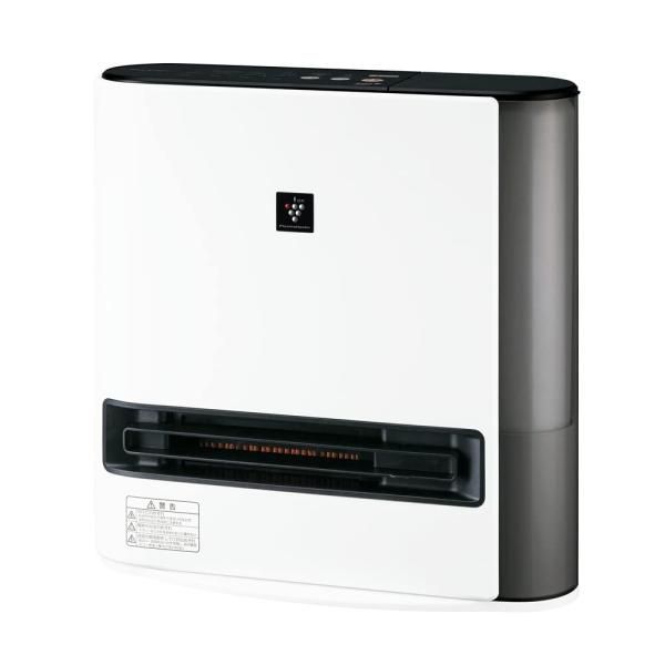 【中古】シャープ 加湿 セラミックヒーター HX-TK12-W 足元ロング温風 プラズマクラスター フィルター自動洗浄 加湿量 650mL/h 日本製