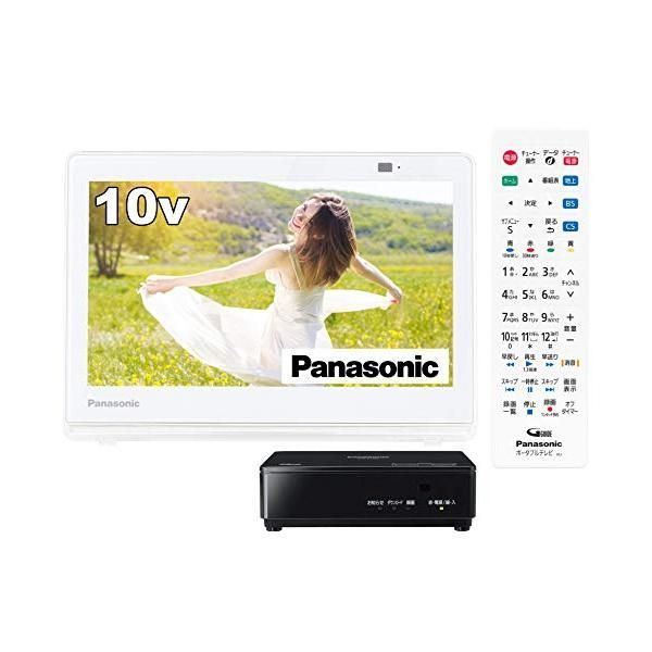 【中古】パナソニック 10V型 ポータブル 液晶テレビ プライベート・ビエラ 防水タイプ ホワイト UN-10CE10-W
