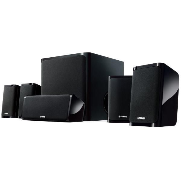 【中古】ヤマハ スピーカーパッケージ 5.1ch コンパクトスタイル ブラック NS-P40B