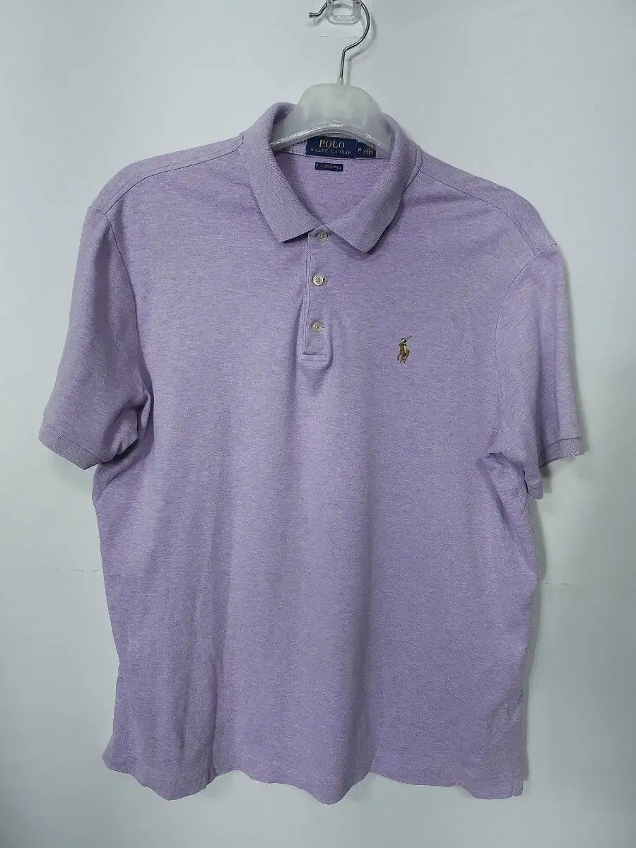 ポロ ラルフローレン ラベンダー カラーTシャツ M (95-100)