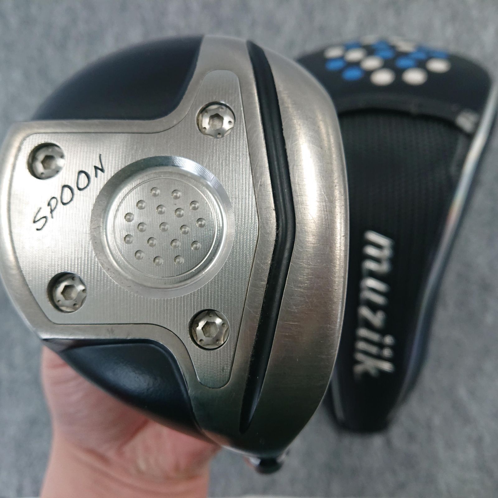 ムジーク On The Screw DF SPOON 3W 15° FW ヘッドのみ ヘッドカバー付き