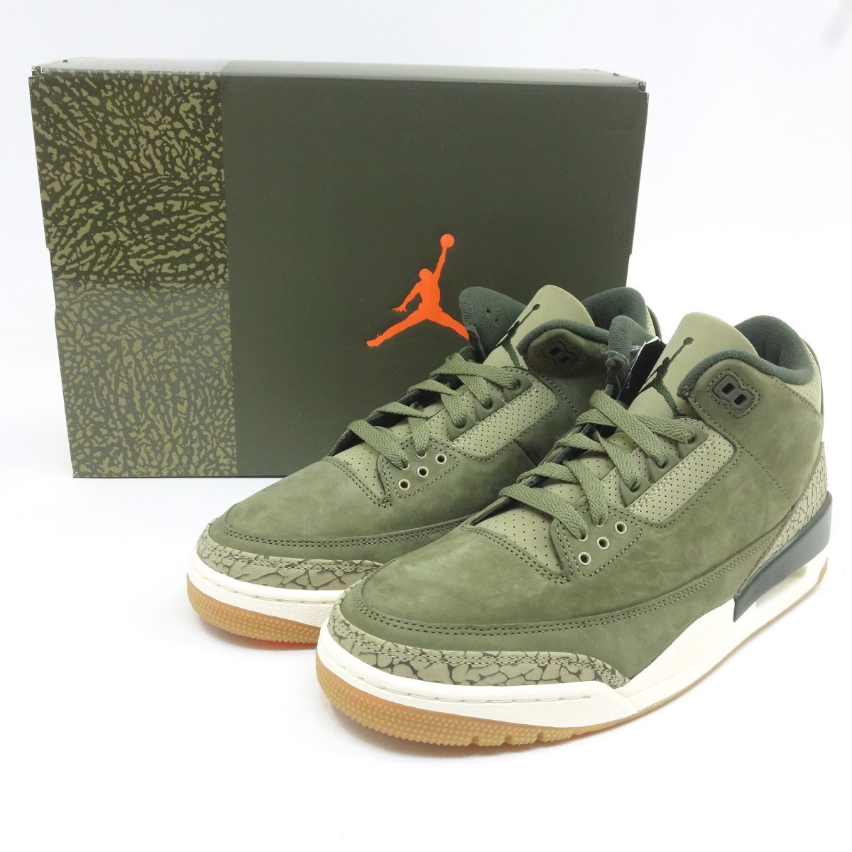 【未使用】NIKE ナイキ AIR JORDAN 3 RETRO エアジョーダン レトロ DN3707-202 US9.5 27.5cm 箱有