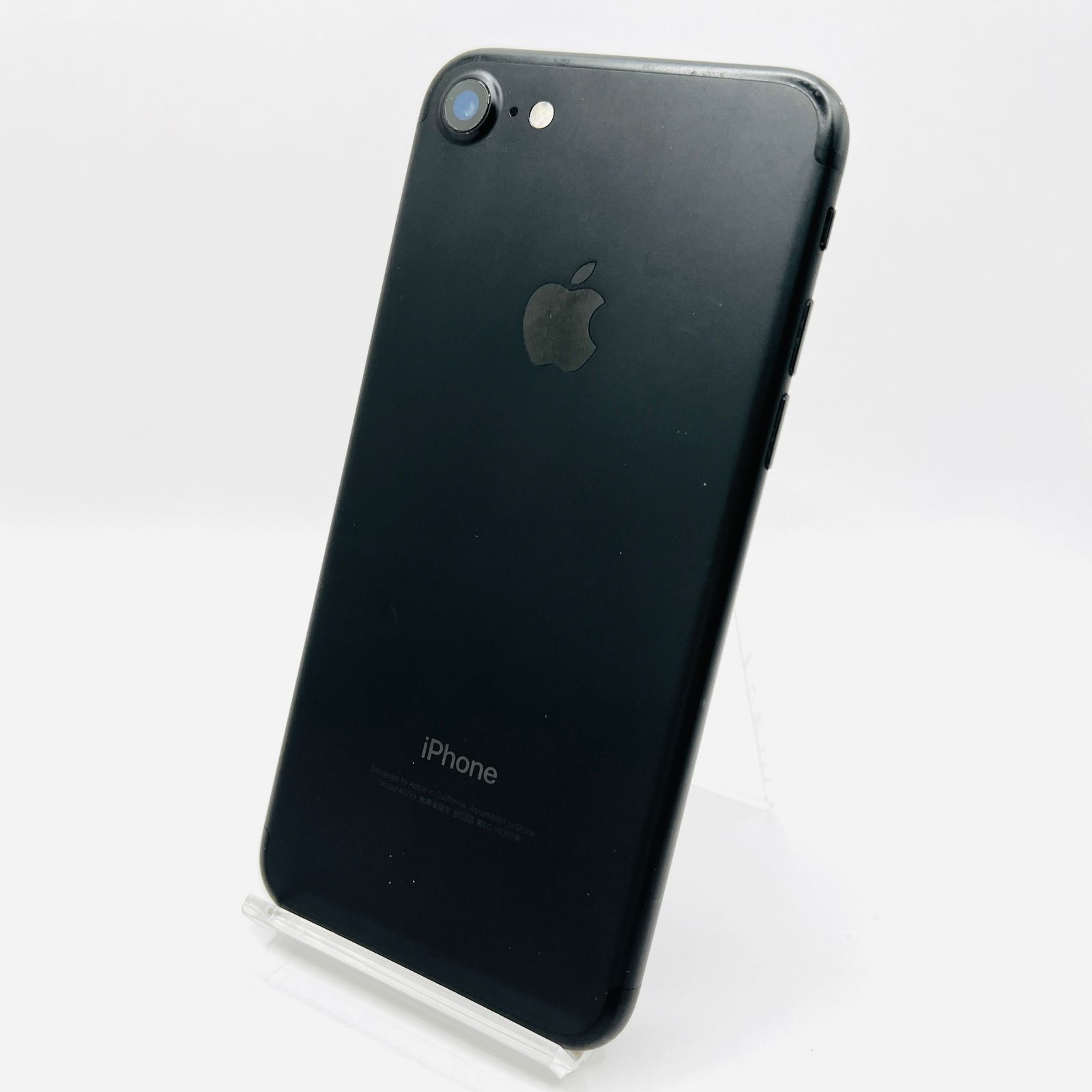 Apple iPhone7 128GB ブラック(MNCK2J/A)国内版SI… au iPhone7 128GB MNCK2J/A ブラック SIMロック解除済み 利用制限〇