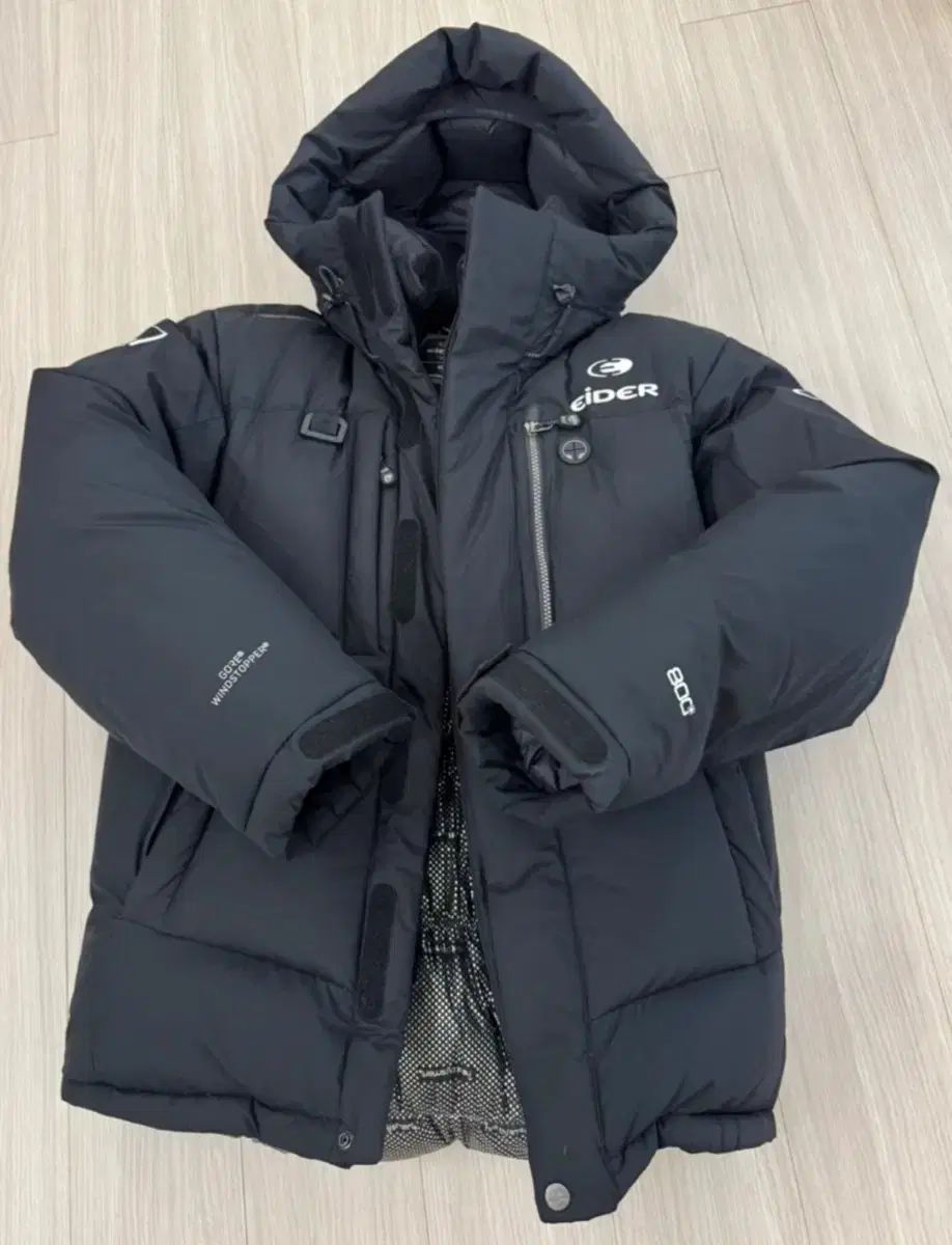 (A級)17fw アイダー 캄피ロ ゴア ウィンドストッパー ヘビーダウン ブラック M