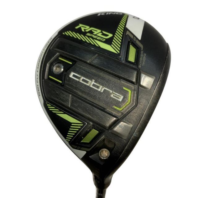 【中古】 コブラ KING RADSPEED 3W(イエロー) フェアウェイウッド FW Speeder EVOLUTION for RADSPEED(FW) (フレックスSR) メンズ 男性用 右利き 右用 Cランク ゴルフクラブ