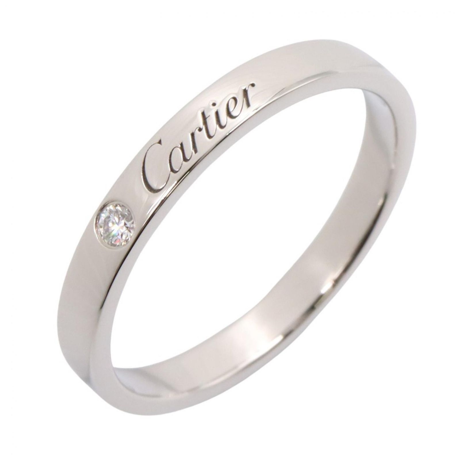 カルティエ CARTIER リング・指輪 Cドゥ カルティエ 1PD リング Pt950