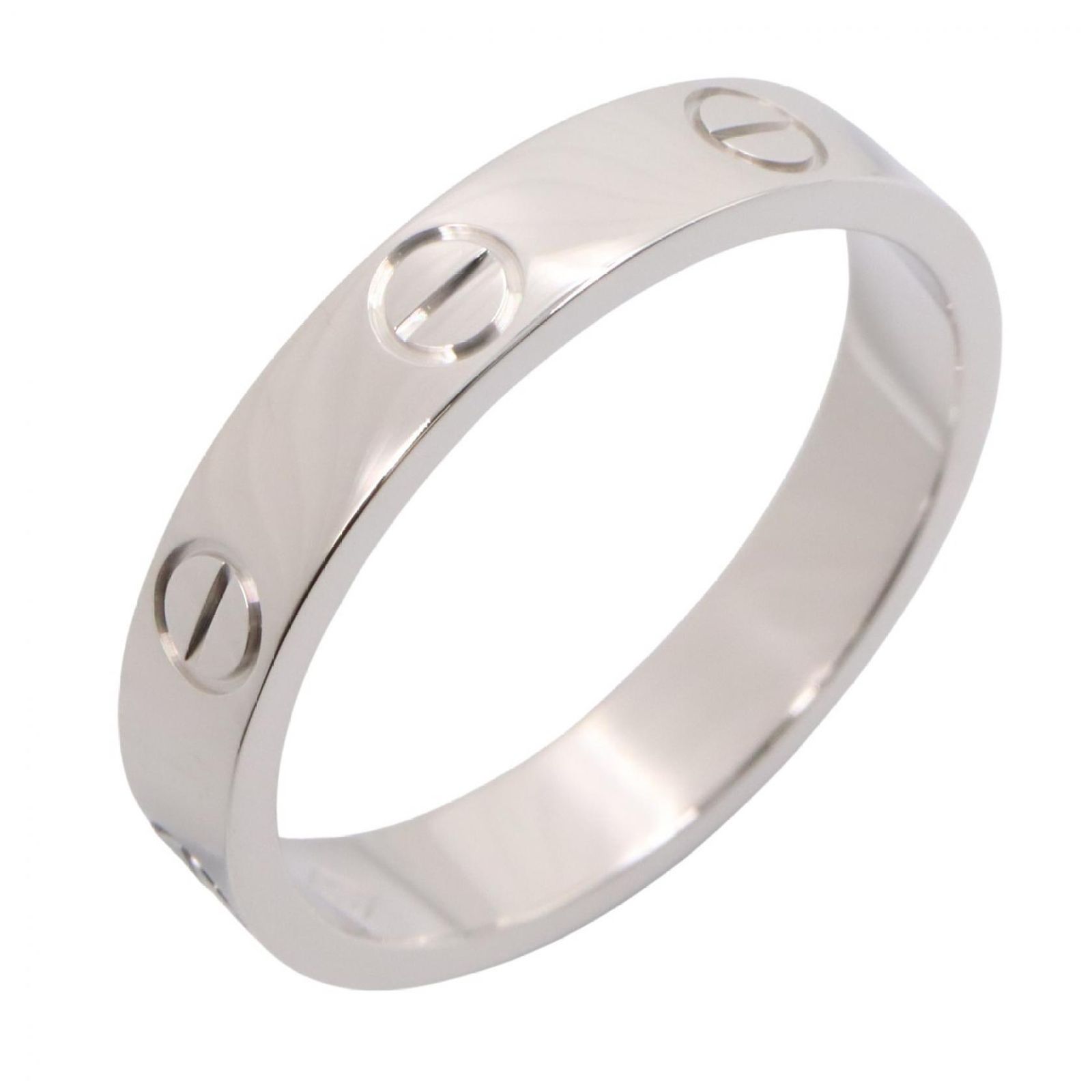 カルティエ CARTIER リング・指輪 ミニラブリング B4085100 K18WG（ホワイトゴールド） ミニラブリング レディース Used A 100,400円