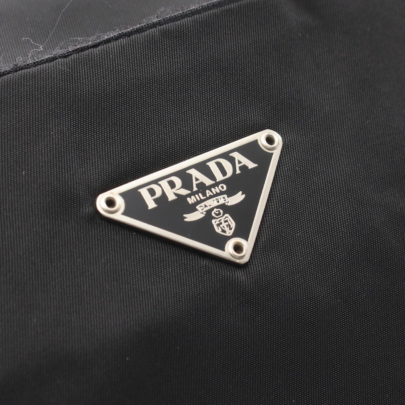 外極美品PRADA プラダ ロゴ 三角ロゴ トライアングルロゴ 小物入れ 