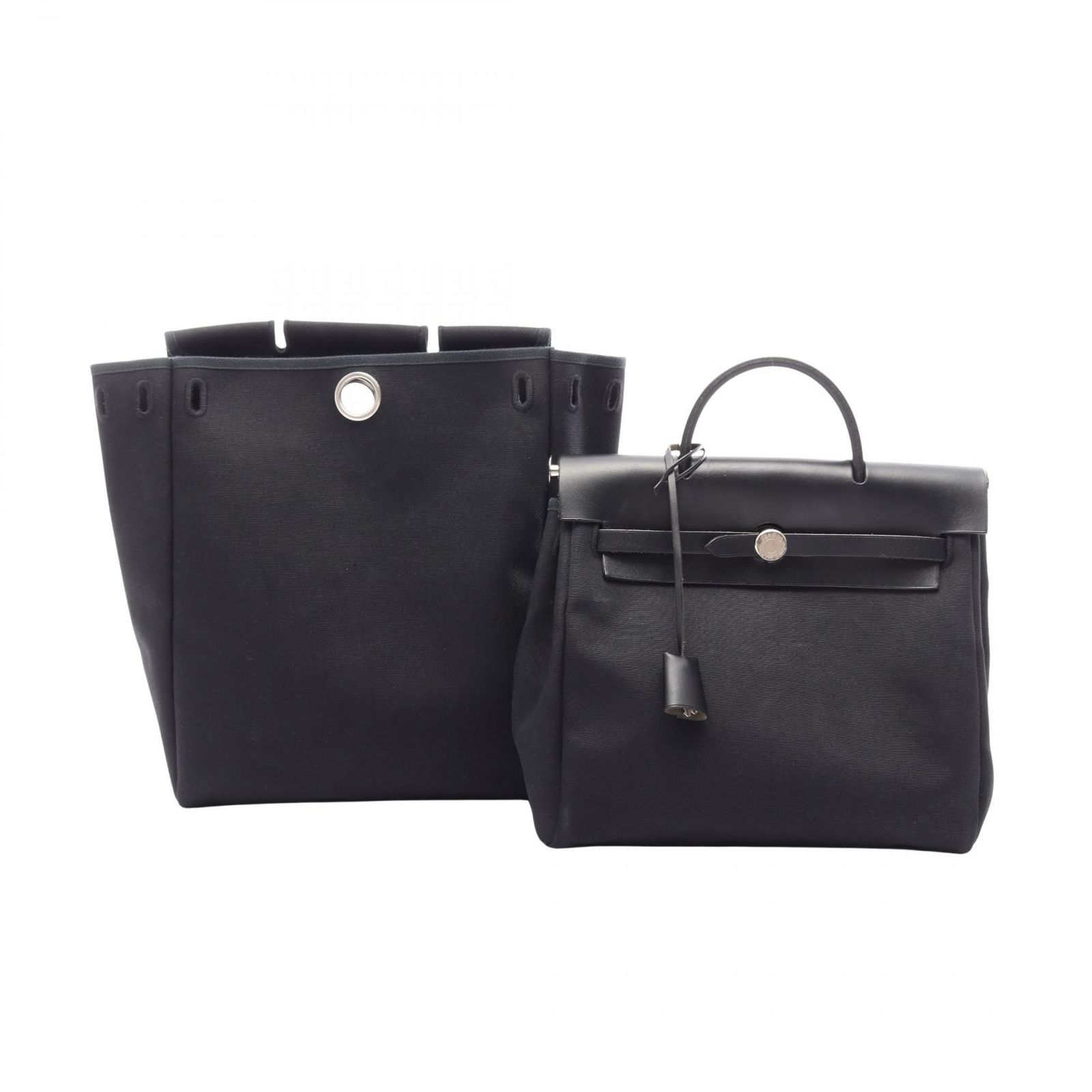 エルメス HERMES リュックサック バックパック エールバッグ アドPM ブラック その他 エールバッグアドPM ブラック レディース Used B