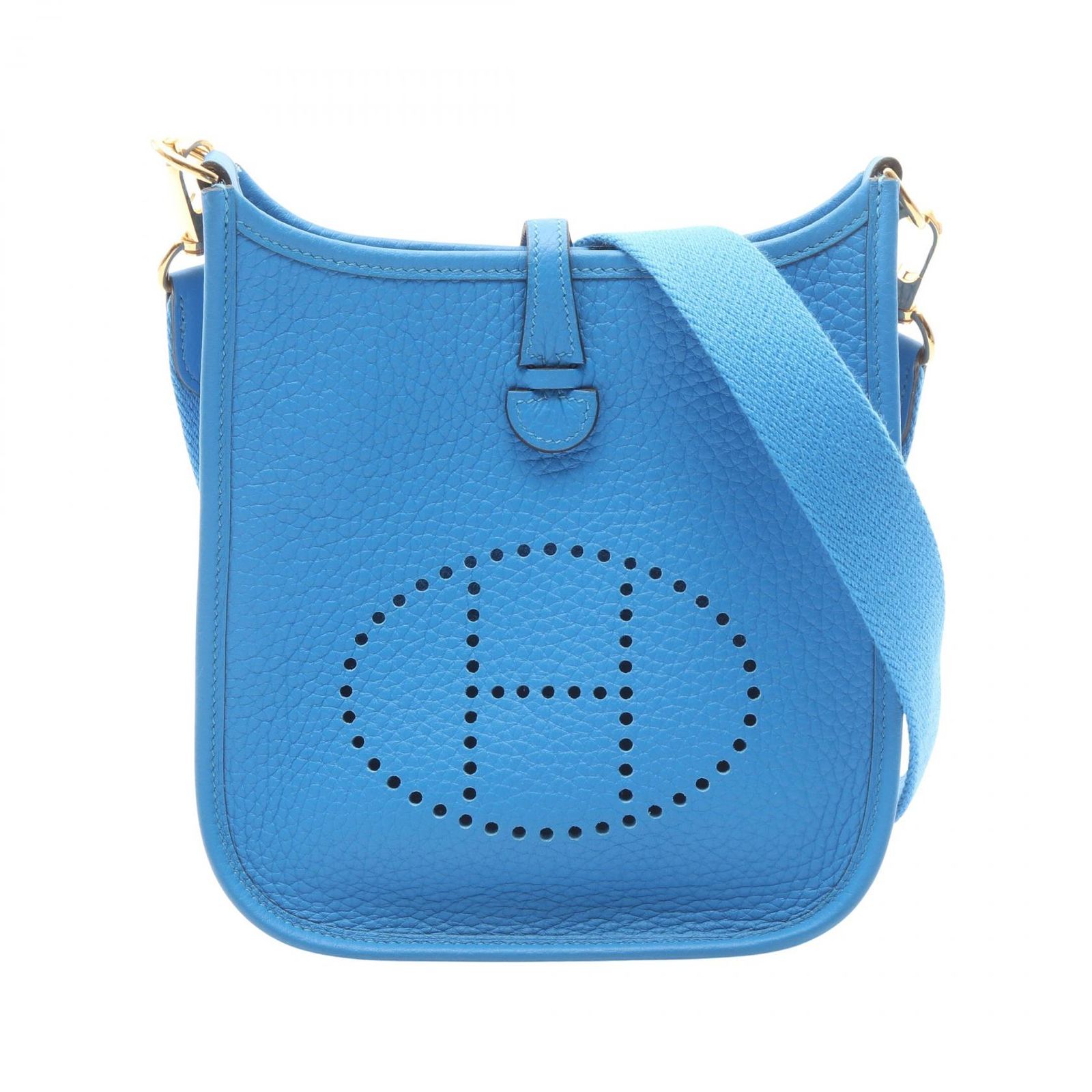 エルメス HERMES ショルダーバッグ エヴリンTPM アマゾン ブルーイドラ ブルーイドラ その他 エヴリンアマゾンTPM ブルーイドラ レディース Used A
