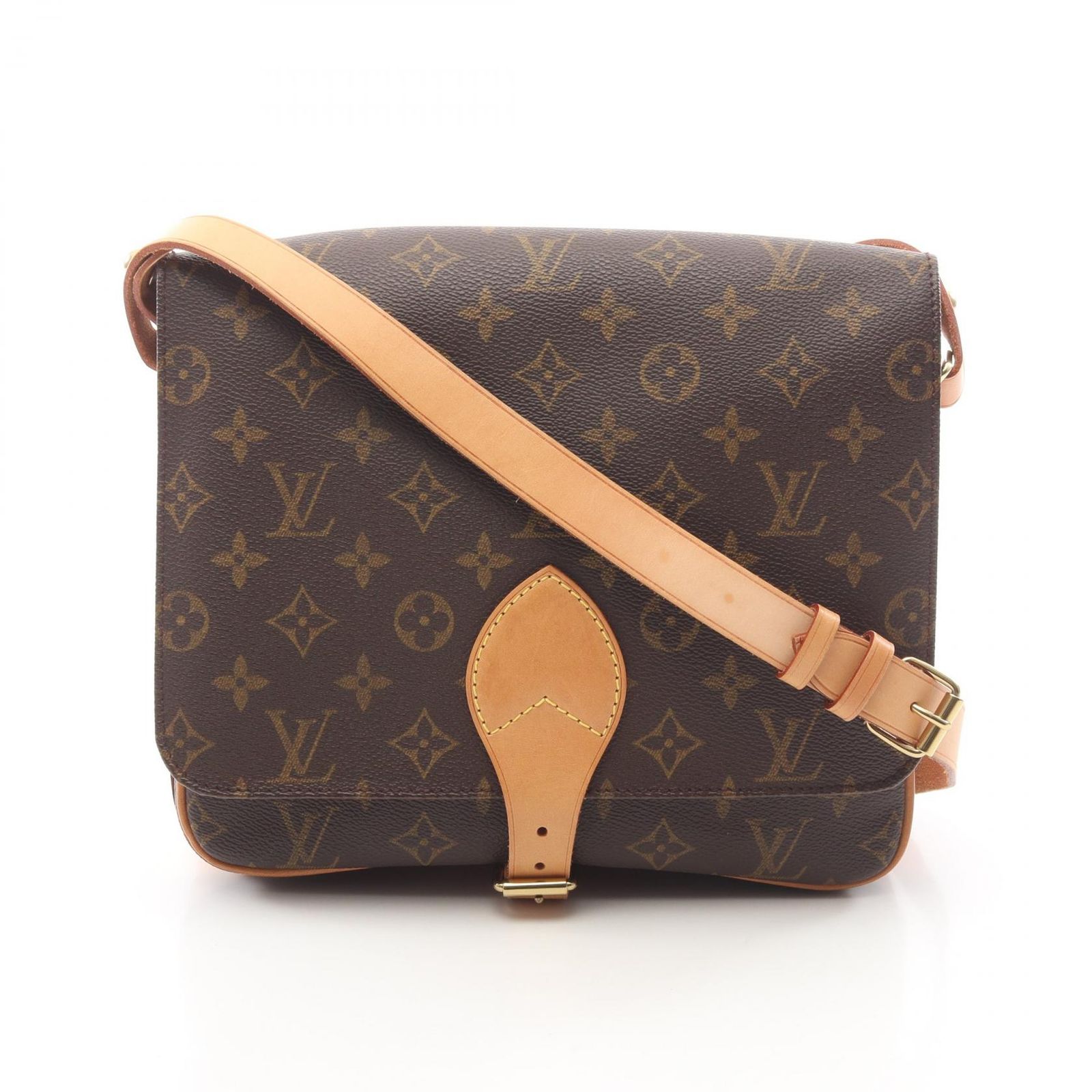 ルイ・ヴィトン LOUIS VUITTON ショルダーバッグ カルトシエールGM M51252 PVCコーティングキャンバス レザー カルトシエールGM レディース Used A