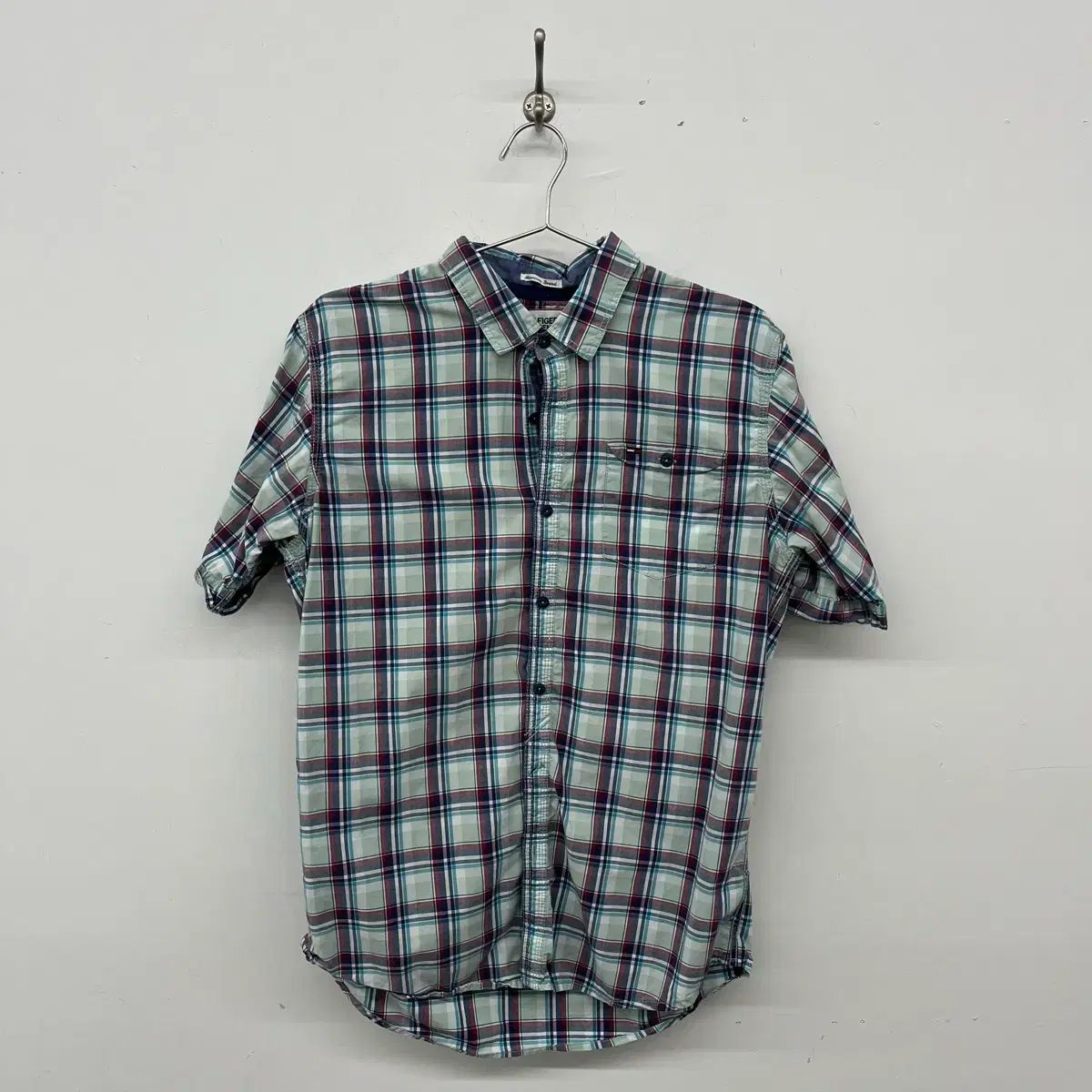 Tommy Hilfiger トミーヒルフィガー CHECK 半袖 シャツ レディース L