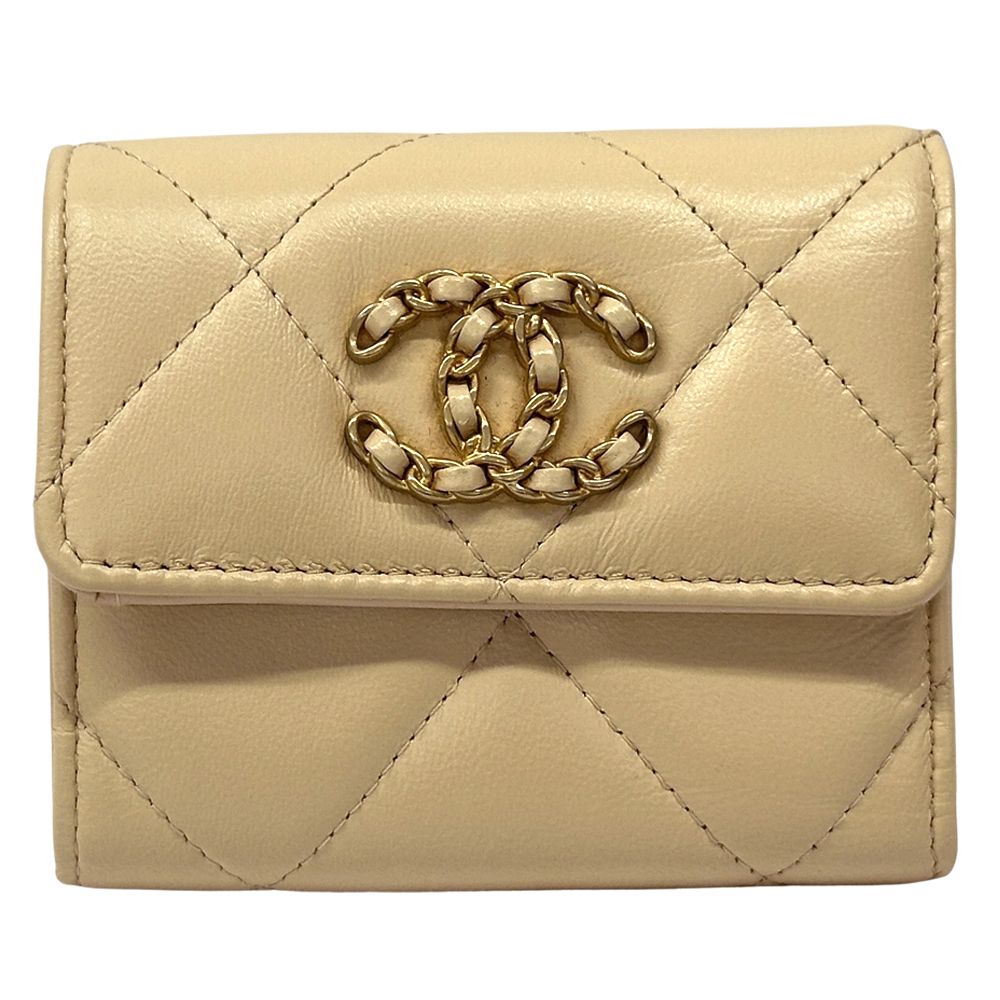 シャネル CHANEL 財布 シャネル19 レディース ブランド 二つ折り財布
