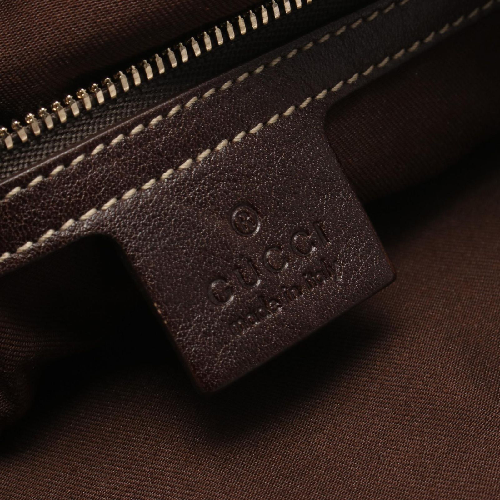 GUCCI グッチ GGキャンバス×レザー スタッズ ショルダーバッグ