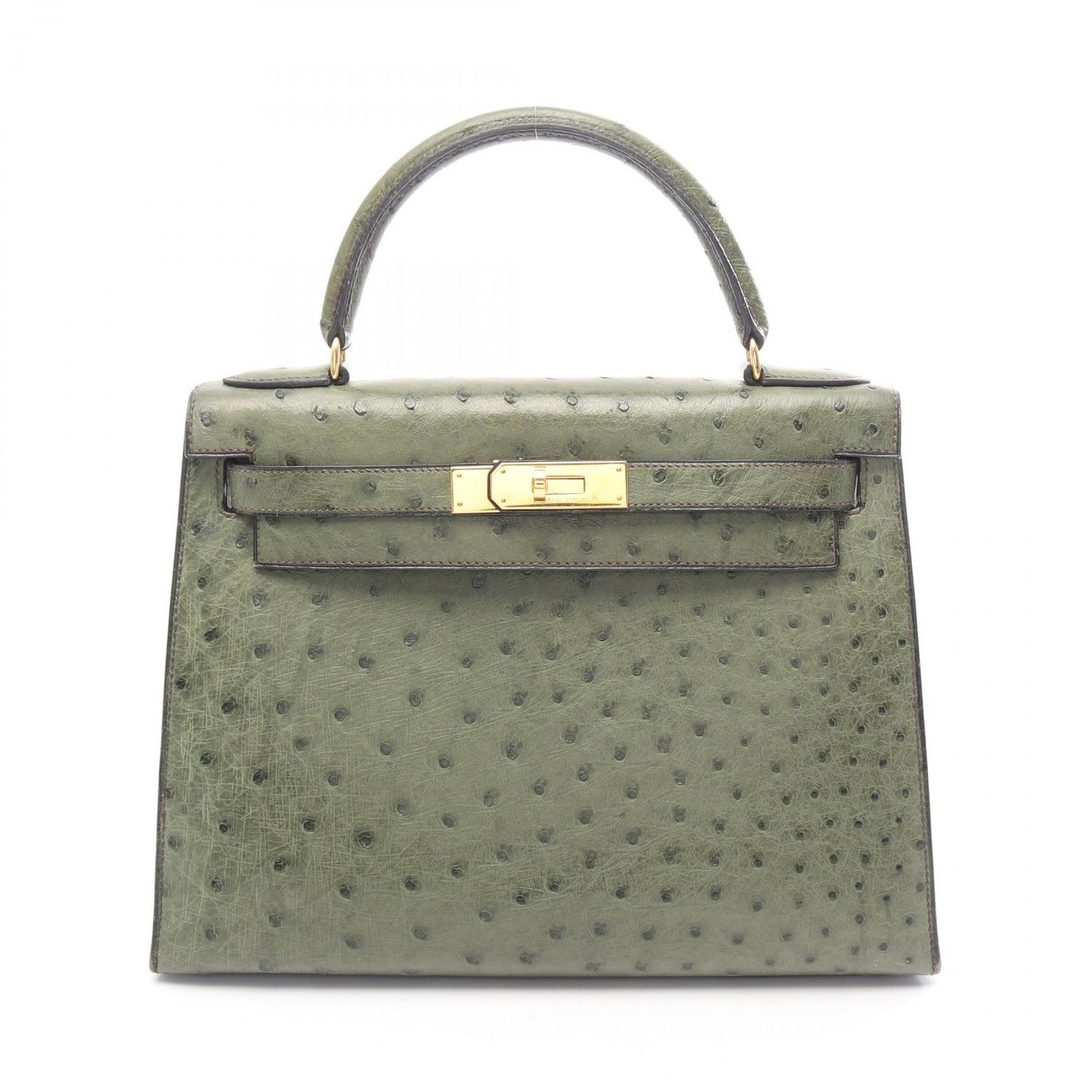エルメス HERMES ハンドバッグ ケリー28 オリーブグリーン グリーン系 その他 ケリー28 レディース Used B