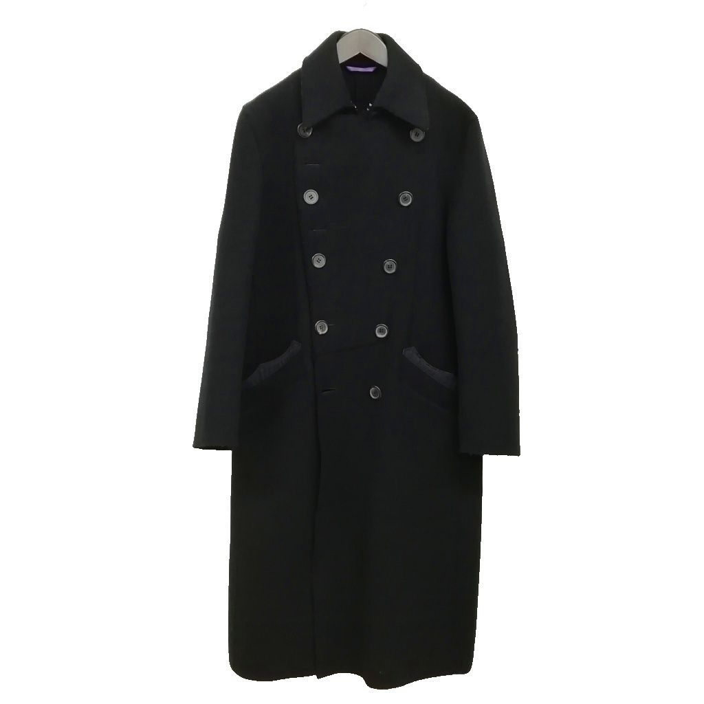 ポールスミスコレクション PAUL SMITH COLLECTION ロング コート ピーコート L ブラック