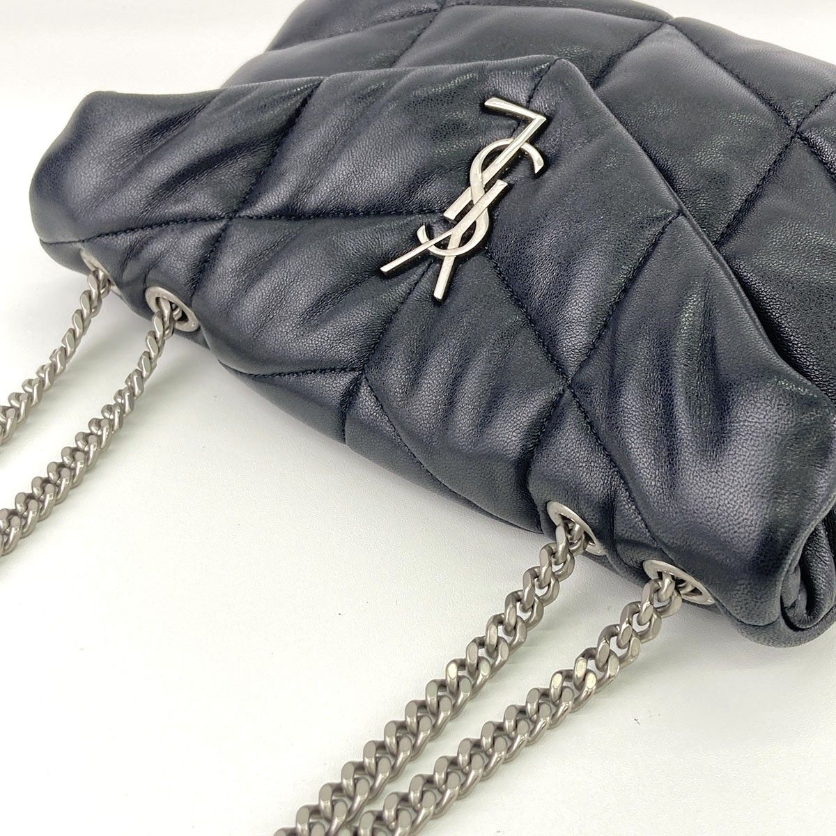 YVES SAINT LAURENT イヴ・サンローラン パファー トイバッグ チェーン