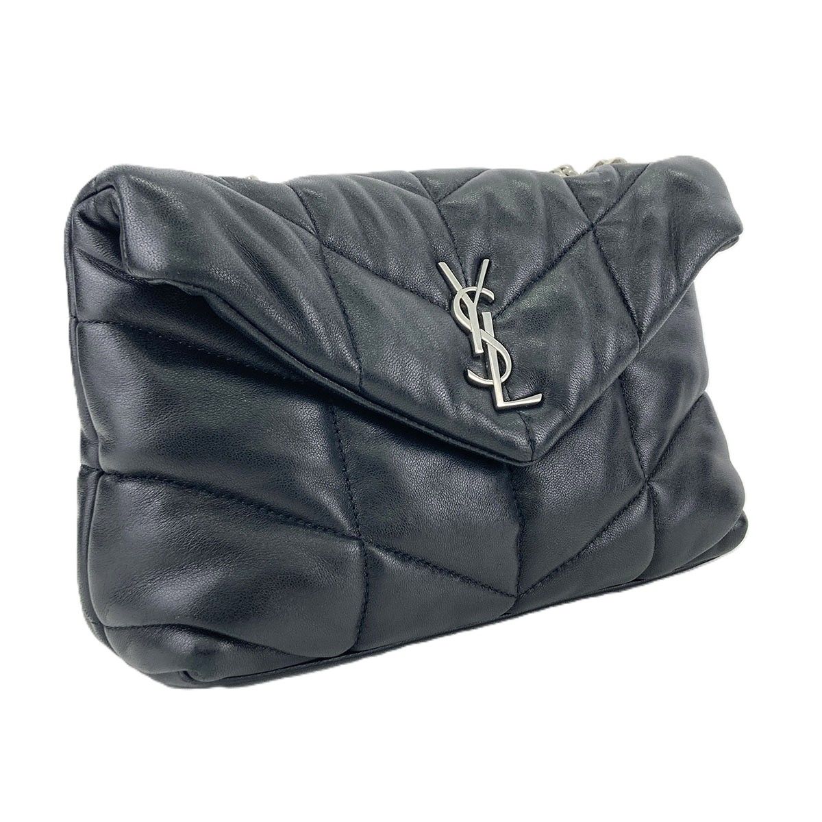 YVES SAINT LAURENT イヴ・サンローラン パファー トイバッグ チェーン
