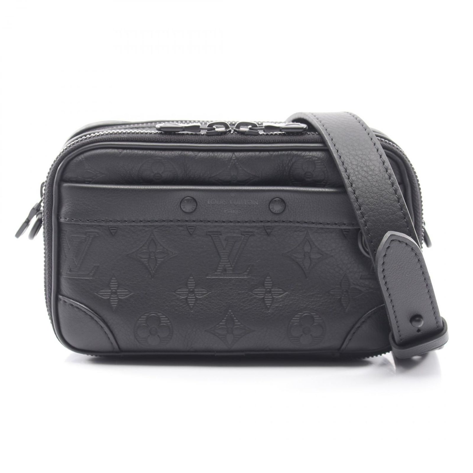 ルイ・ヴィトン LOUIS VUITTON ショルダーバッグ アルファ ウェアラブルウォレット NV モノグラムシャドウ ノワール M82544 ノワール レザー アルファ・ウェアラブルウォレット NV