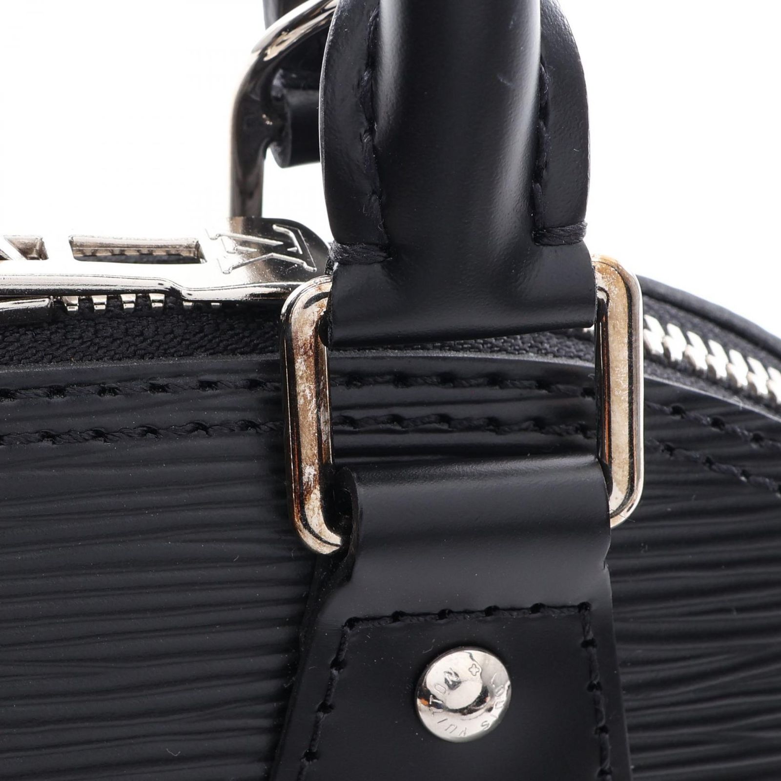 ルイ・ヴィトン LOUIS VUITTON ハンドバッグ アルマBB エピ ノワール