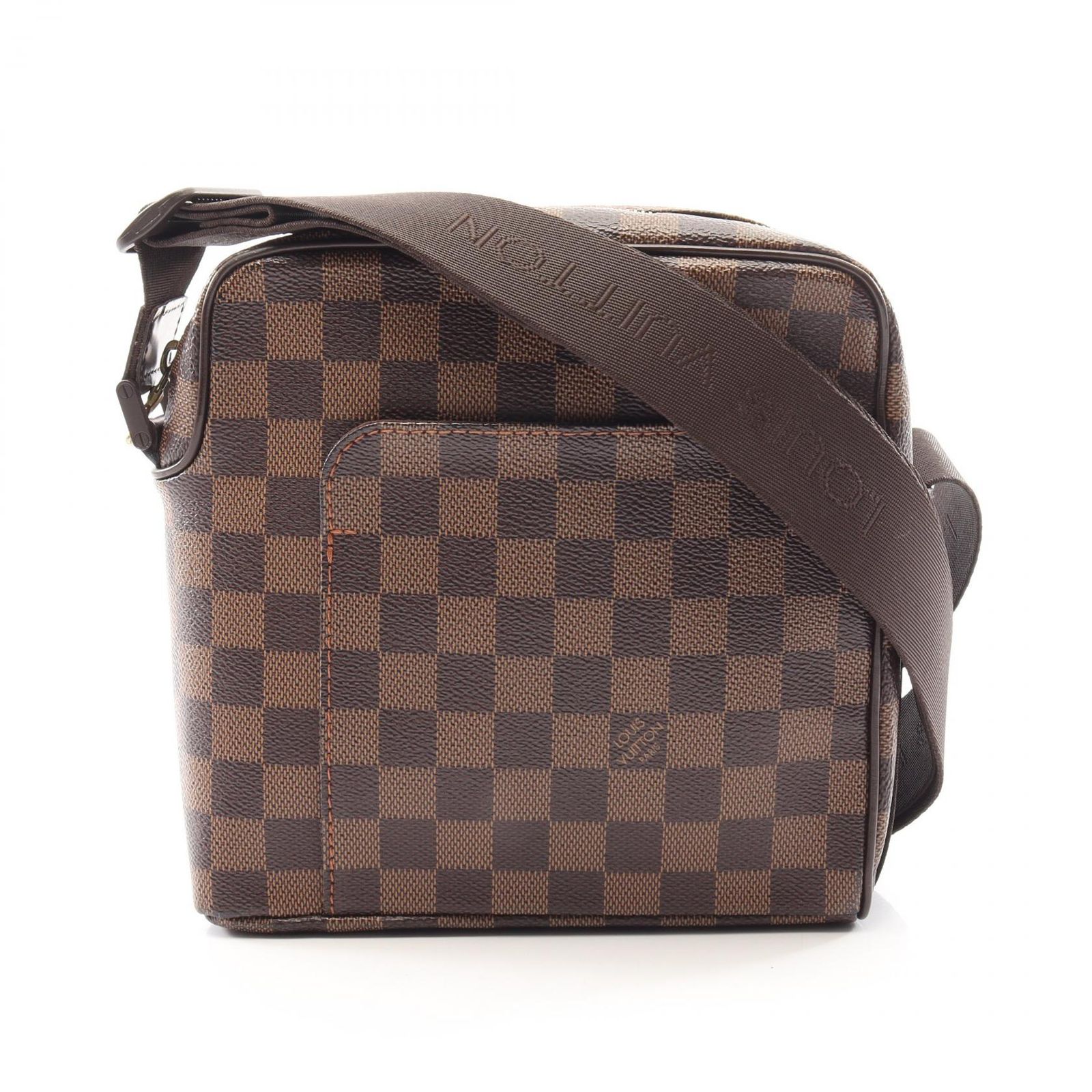 ルイ・ヴィトン LOUIS VUITTON ショルダーバッグ オラフPM ダミエエベヌ N41442 PVCコーティングキャンバス レザー オラフPM レディース Used B