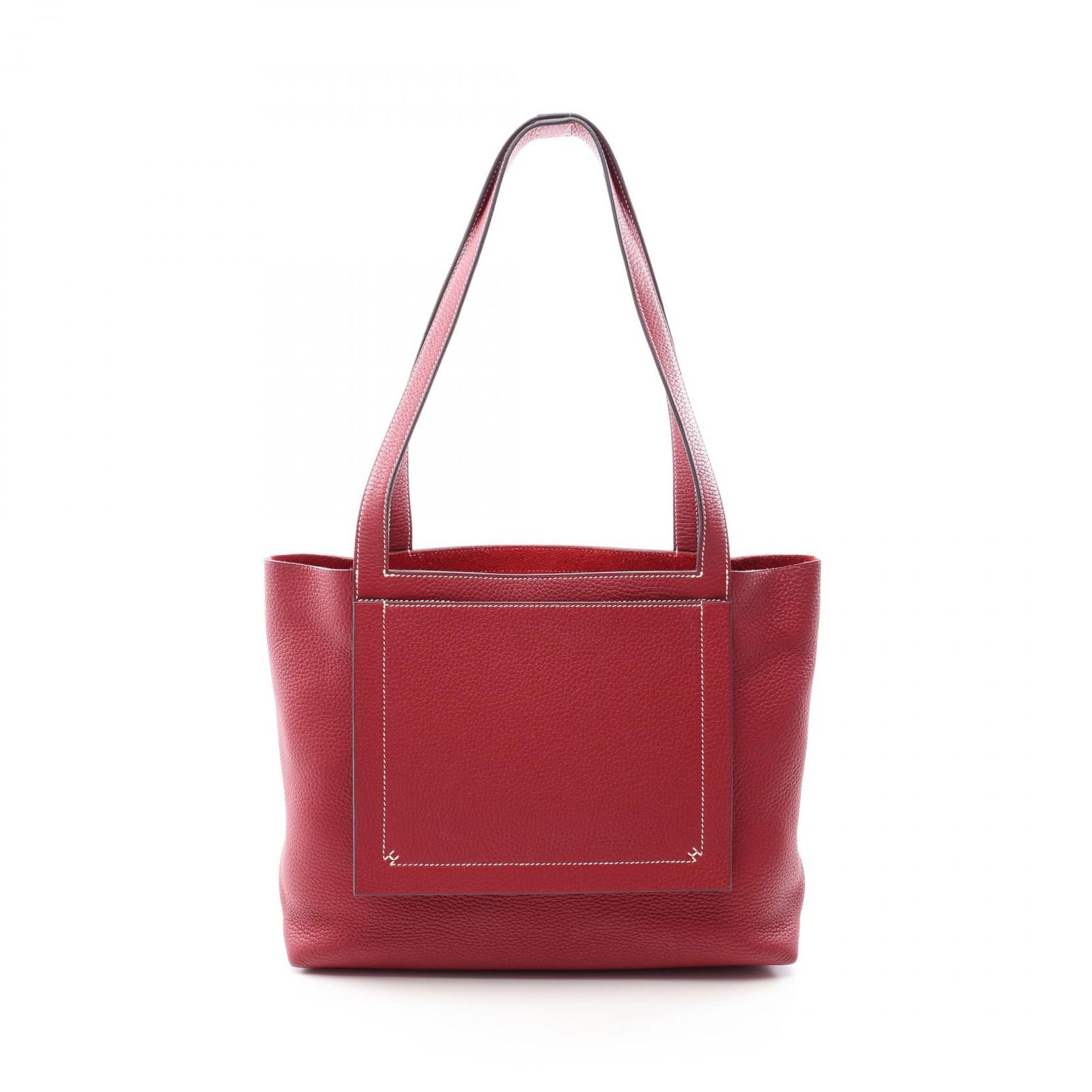エルメス HERMES トートバッグ カバセリエ31 ルージュグレナ レザー カバセリエ31 ルージュグレナ メンズ Used A