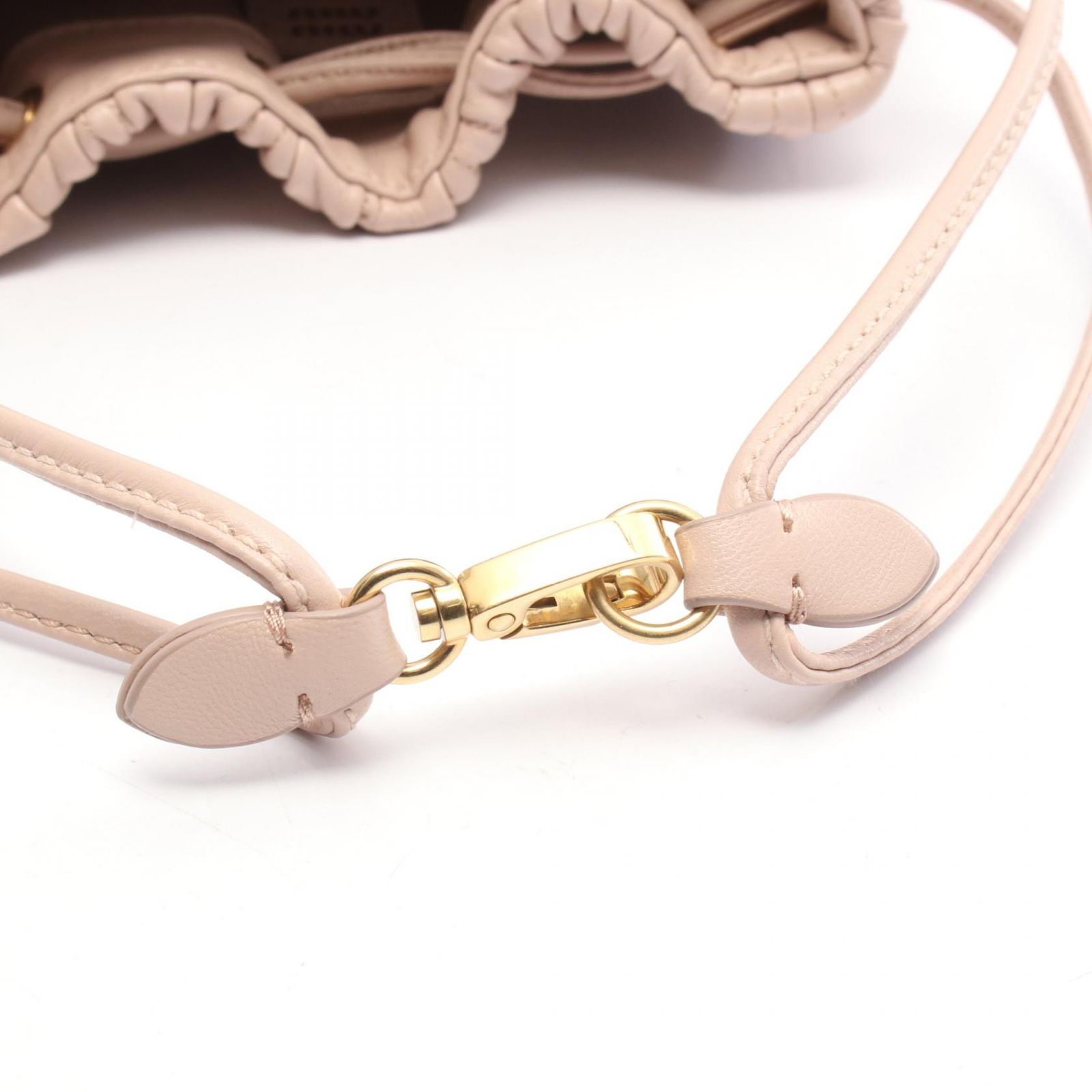 ミュウ ミュウ Miu Miu ハンドバッグ マテラッセ ポーチ 5ND022 ピンク 