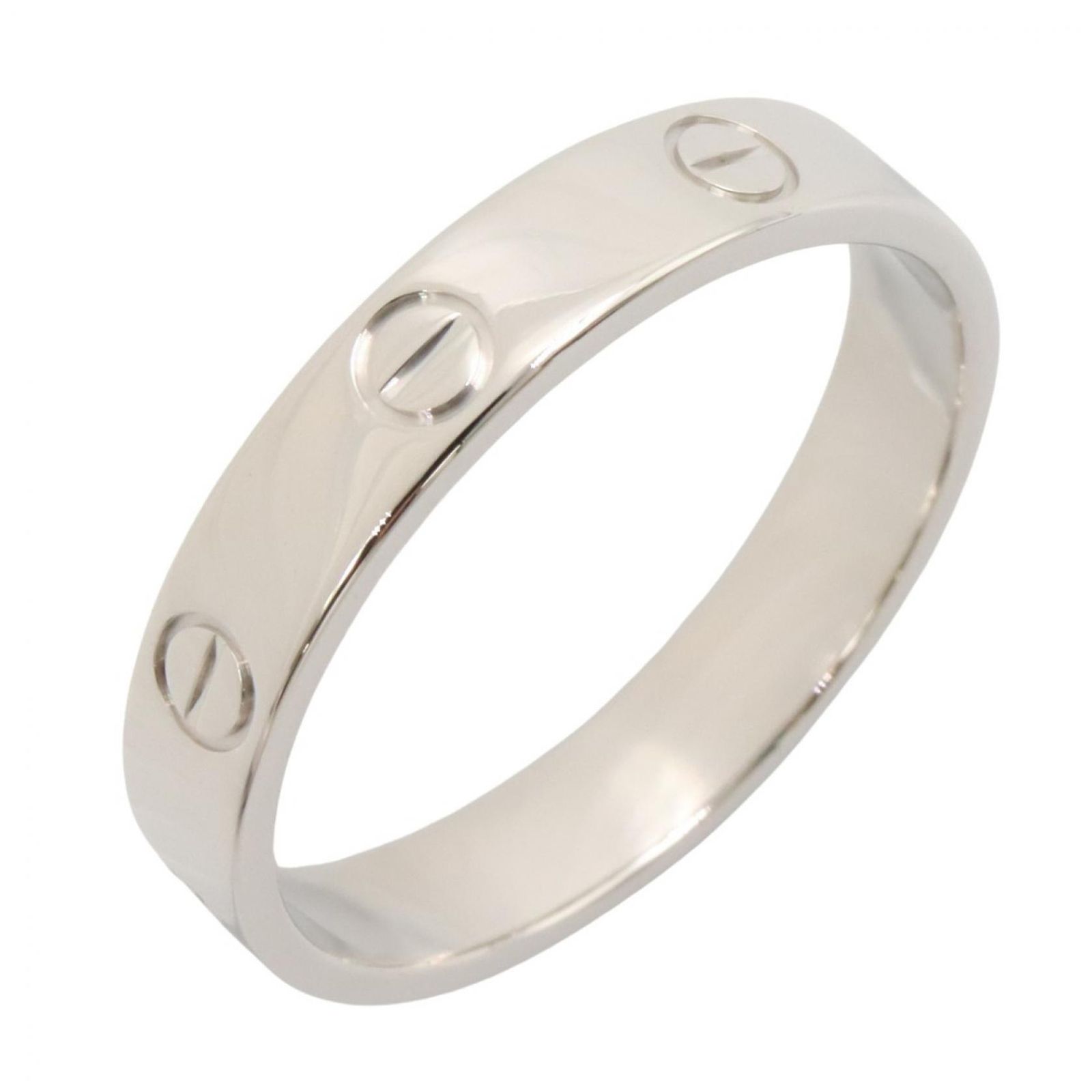 カルティエ CARTIER リング・指輪 ミニラブリング B4085100 K18WG（ホワイトゴールド） ミニラブリング ユニセックス Used A