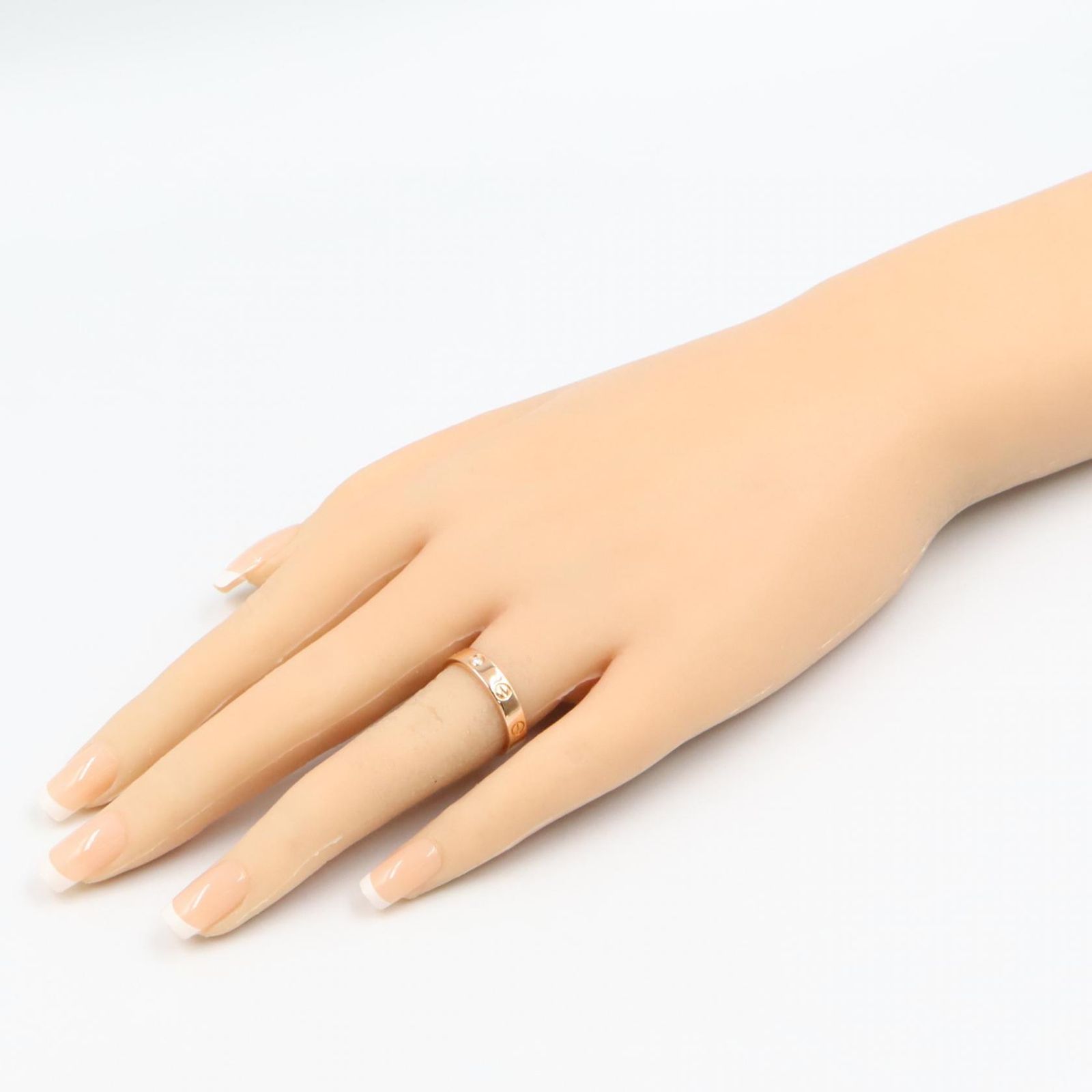 カルティエ CARTIER リング・指輪 ミニラブリング 1PD B4050700 K18PG