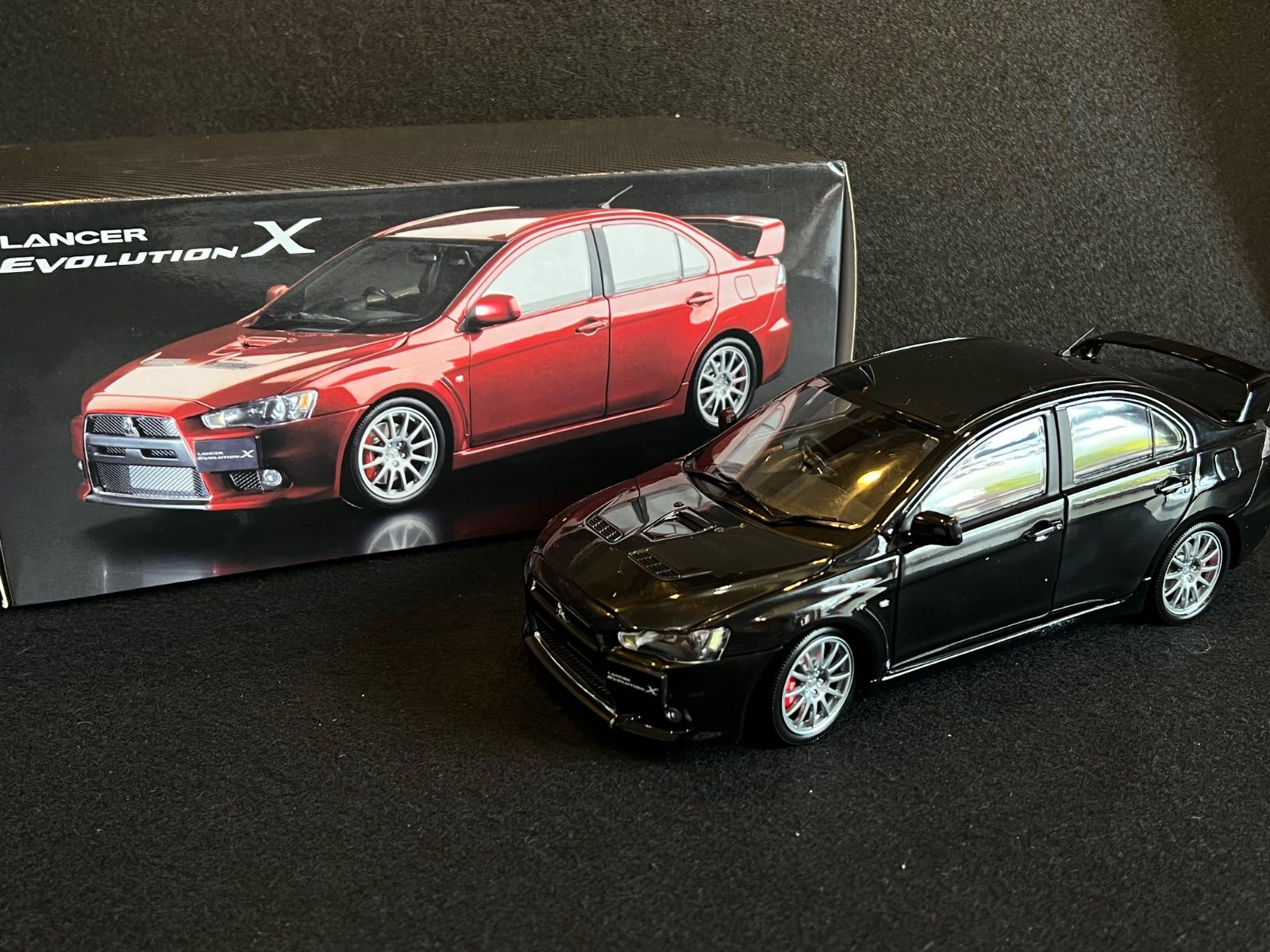 【 CSM / LANCER 】 1 : 18 EVOLUTION X ランサーエボリューション X ブラック モデルカー ミニカー