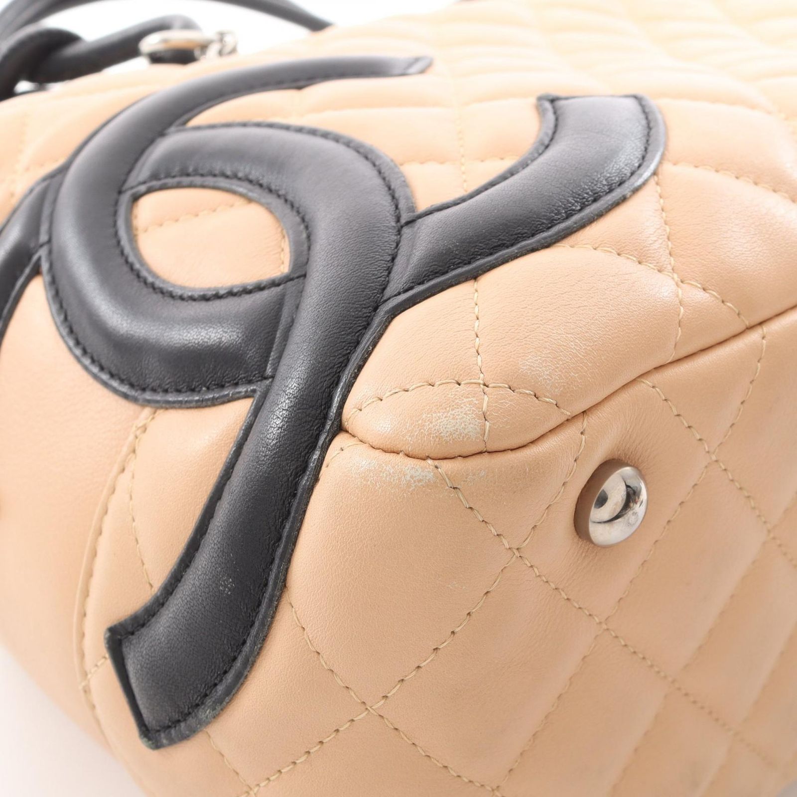 シャネル CHANEL ショルダーバッグ カンボンライン ボーリングバッグ