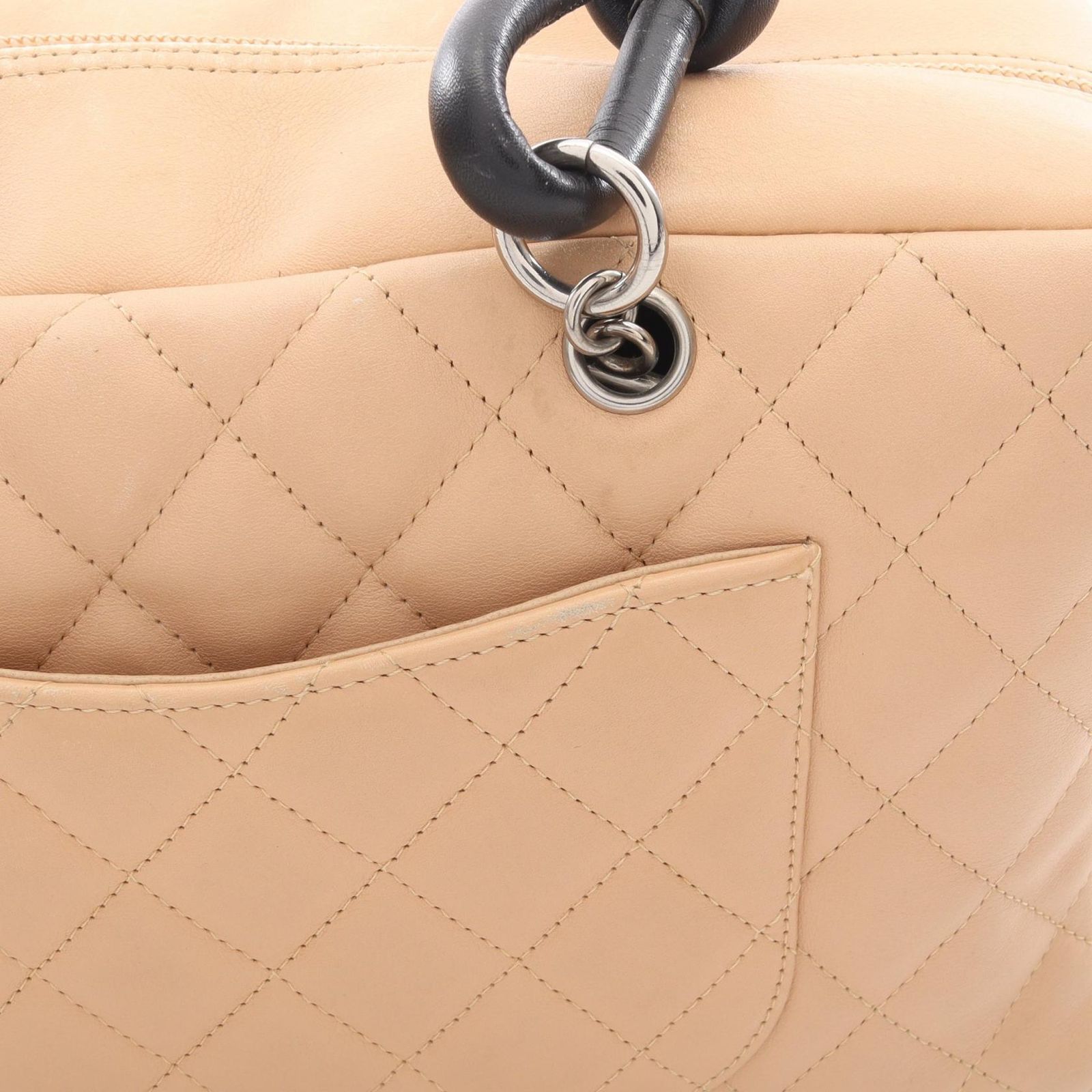 シャネル CHANEL ショルダーバッグ カンボンライン ボーリングバッグ