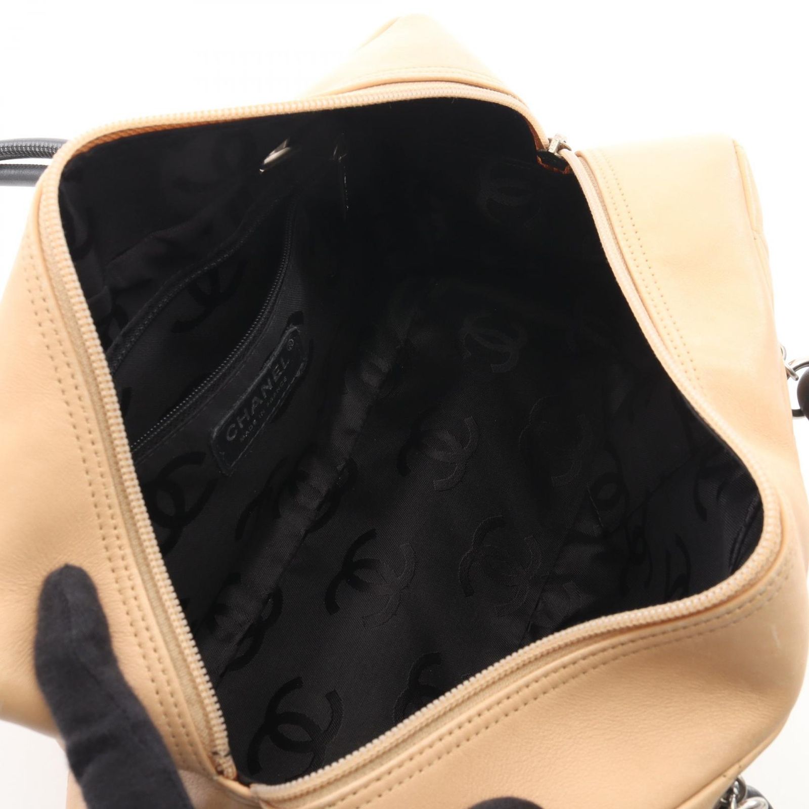 シャネル CHANEL ショルダーバッグ カンボンライン ボーリングバッグ
