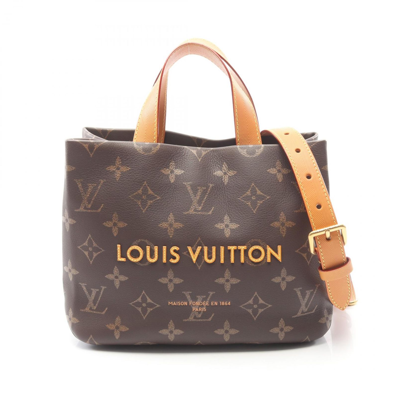 ルイ・ヴィトン LOUIS VUITTON トートバッグ ショッパー トートMINI 2WAY M27019 レザー ショッパー・トートMINI レディース Used A