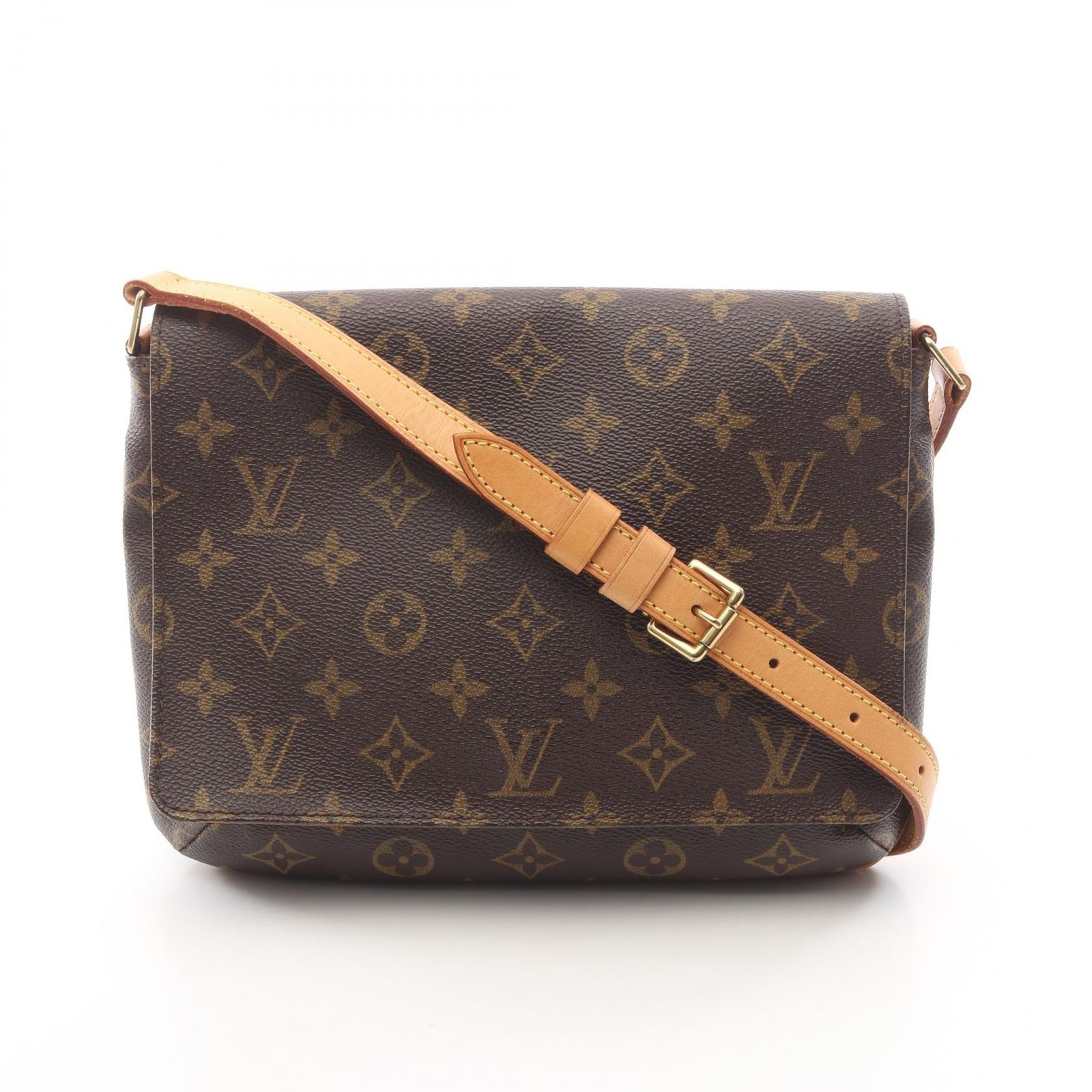 ルイ・ヴィトン LOUIS VUITTON ショルダーバッグ ミュゼットタンゴ ショートストラップ M51257 PVCコーティングキャンバス レザー ミュゼット・タンゴ ショート