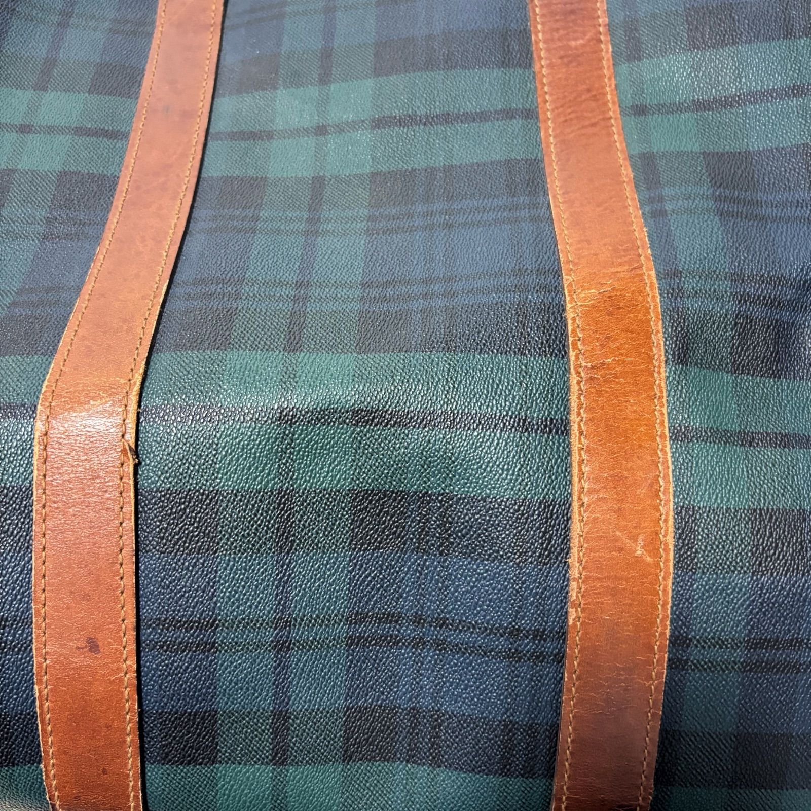 ラルフローレン POLO RALPH LAUREN PVC レザー 本革 ボストンバッグ