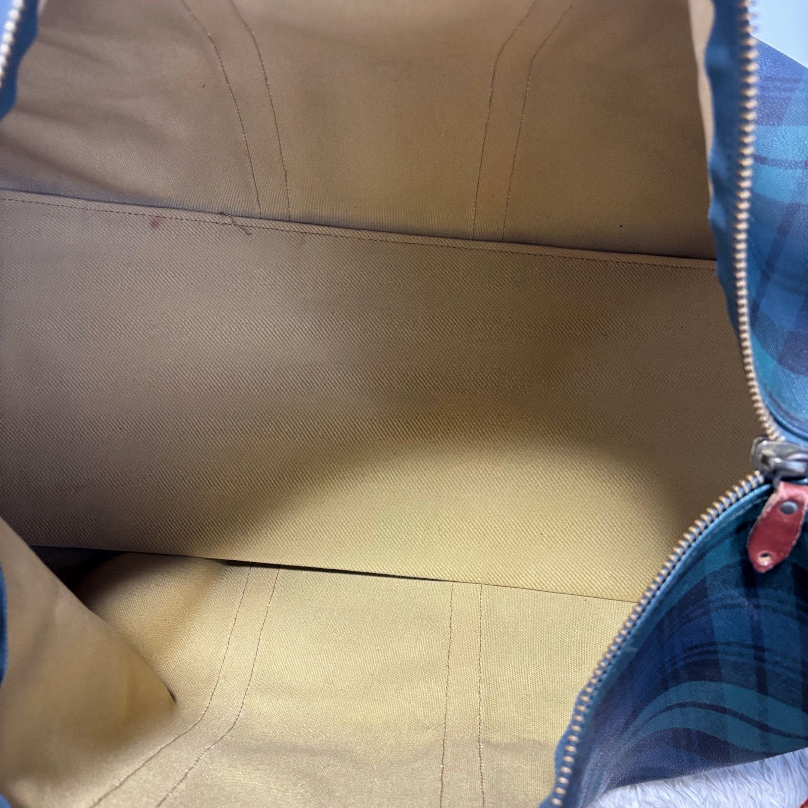 ラルフローレン POLO RALPH LAUREN PVC レザー 本革 ボストンバッグ