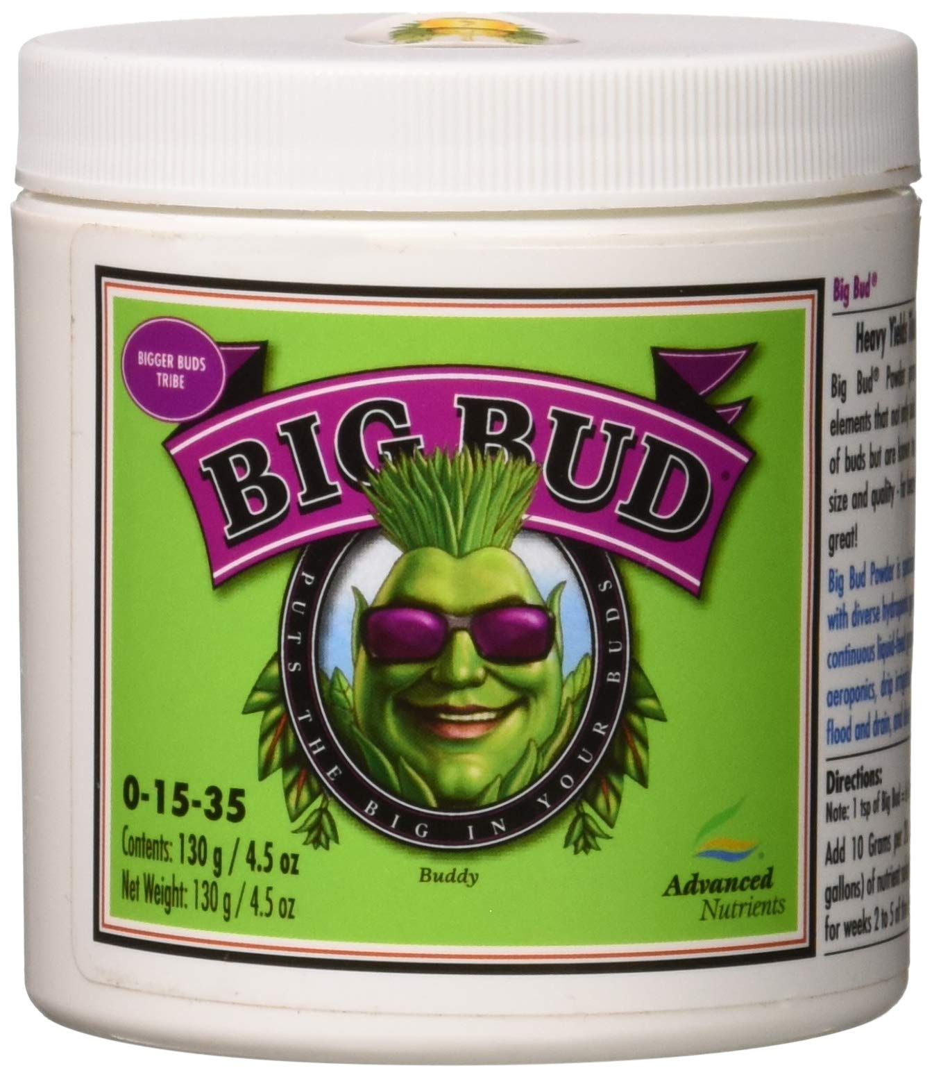 AdvancedNutrients BigBud Powder(ビッグバド パウダー) 130g 花や果実を爆発的に増加させる肥料（開花ブースター）