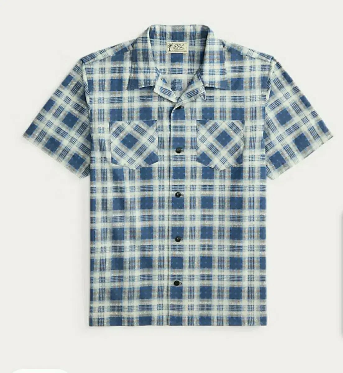 RRL(ダブルアールエル) rrl チェック プリント ブラシ キャンプシャツ