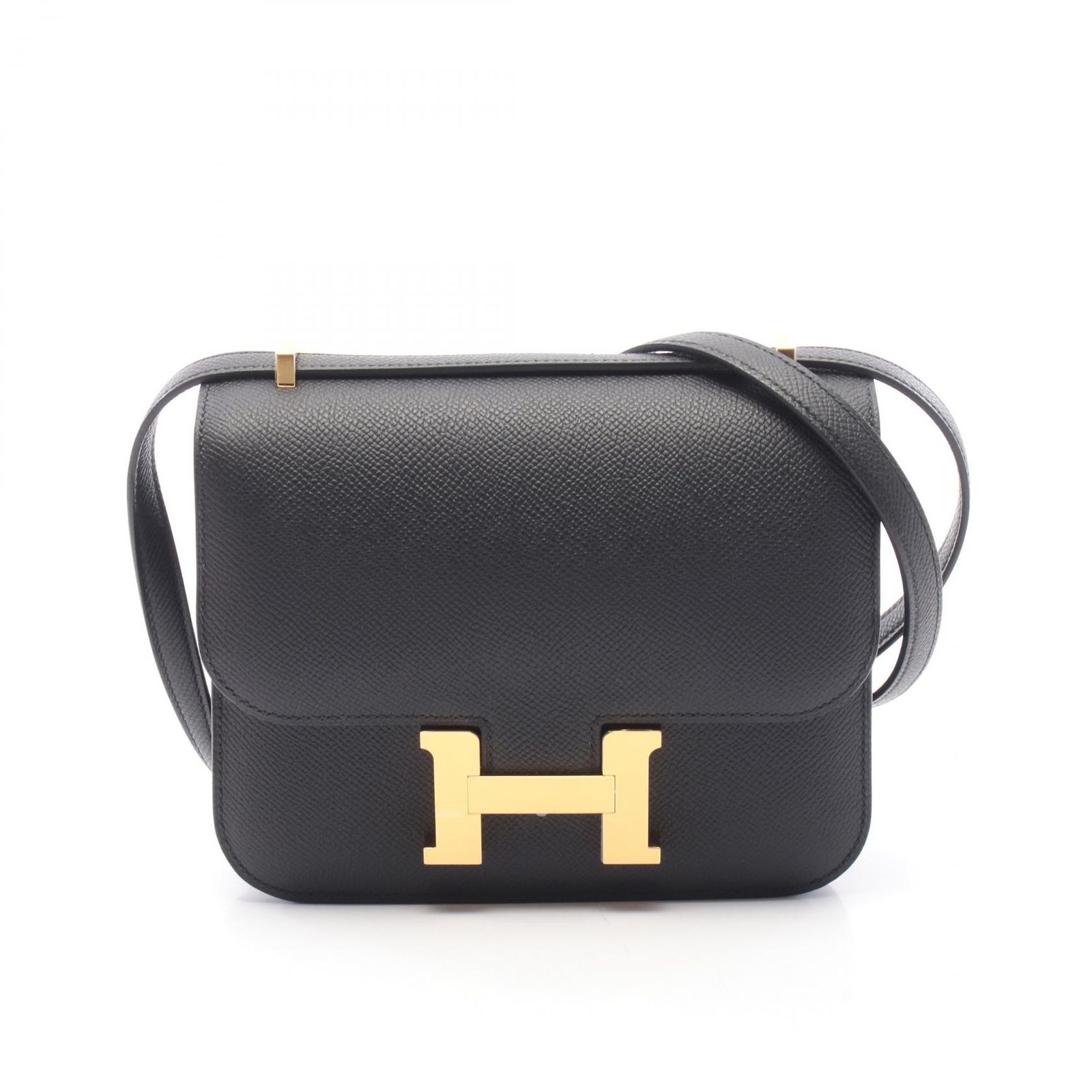 エルメス HERMES ショルダーバッグ コンスタンス3 ミニ ブラック レザー カーフ（牛革） コンスタンス3ミニ ブラック レディース 未使用