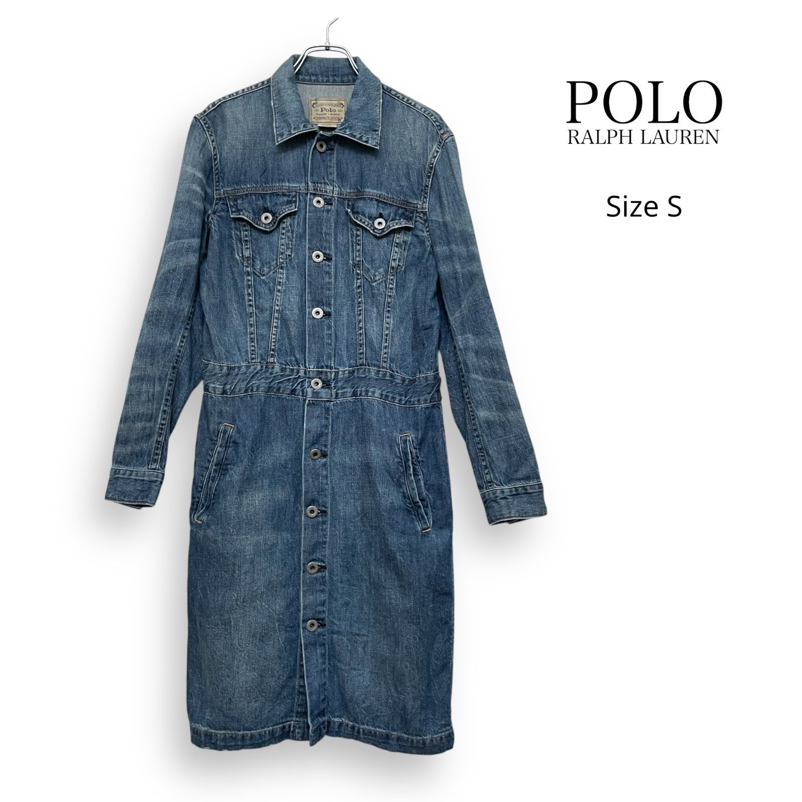 Polo Ralph Lauren ポロ ラルフローレン デニム ロング ワンピース SizeS